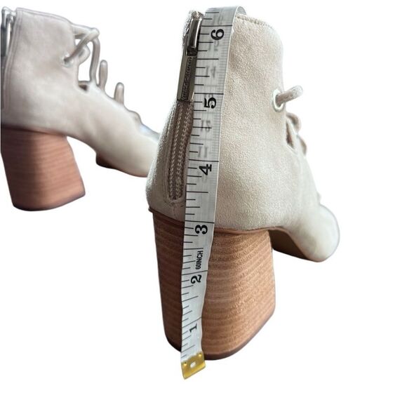 Vince Camuto Nahara sandal square peep toe wedge heels size 8 - Picture 13 of 13